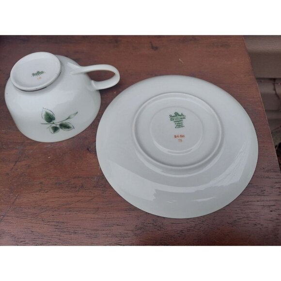 2 Rosenthal - Continental Midnight Rose Cups & Saucers - Picture 4 of 4